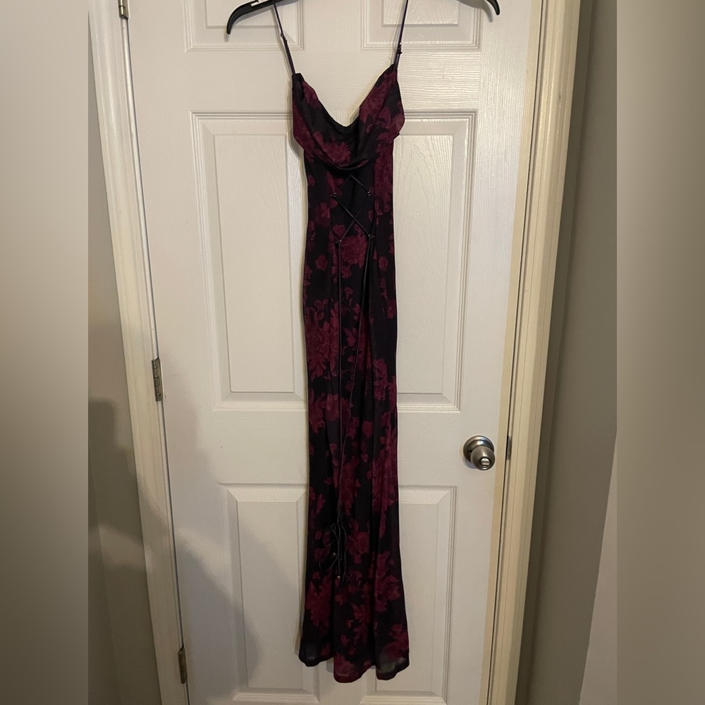 Selfie Leslie mesh maxi dress size xs